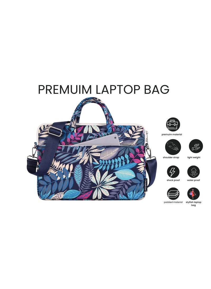 Premium Laptop Bag/sleeve/brief Case for Women and Men - Fits 13, 14, Inch Laptops, M1/M2/M3, comes with trolley belt and shoulder strap