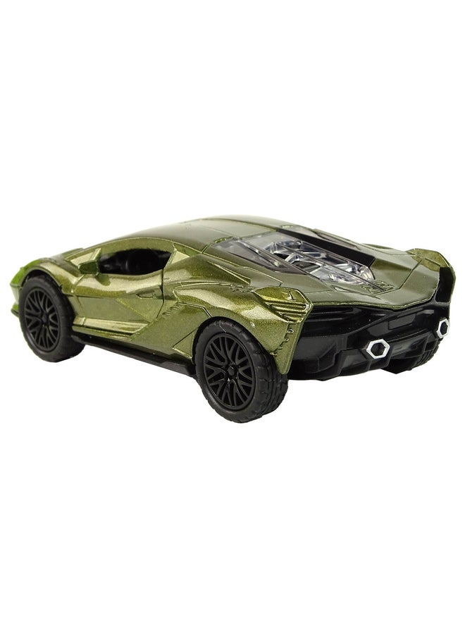 Small Alloy Car Model Racing Die Cast Model Car with Openable Doors and Pull Back Function DieCast Car for Kids