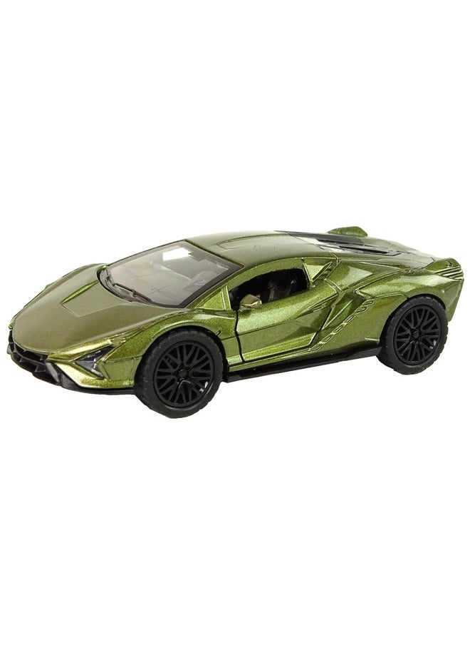 Small Alloy Car Model Racing Die Cast Model Car with Openable Doors and Pull Back Function DieCast Car for Kids