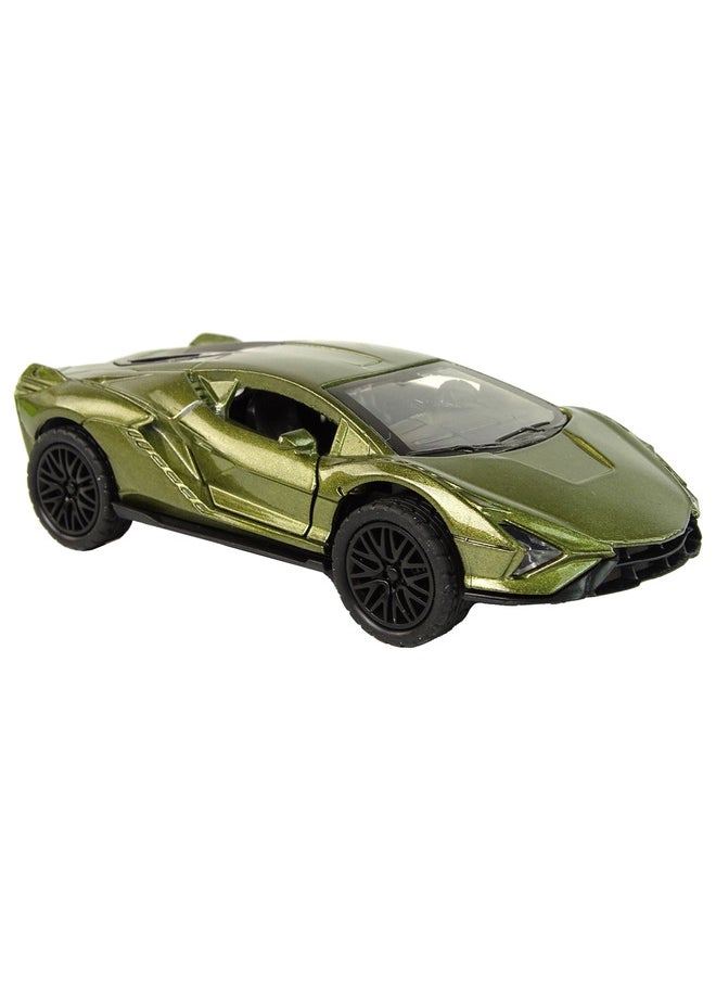 Small Alloy Car Model Racing Die Cast Model Car with Openable Doors and Pull Back Function DieCast Car for Kids