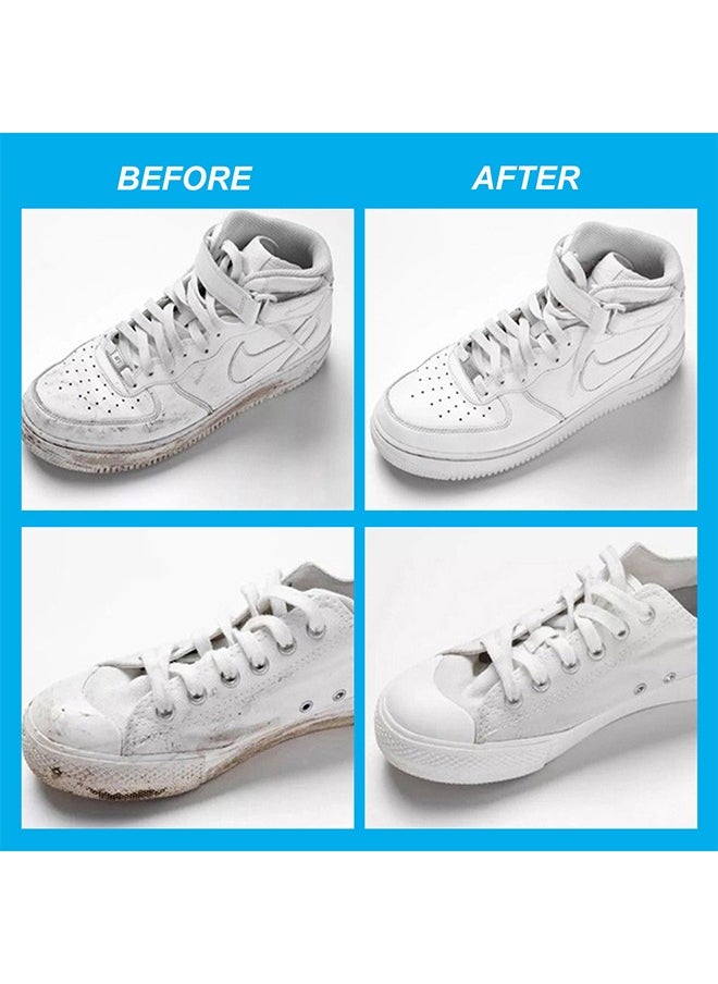Shoes Whitening Cleansing Gel，White Shoes Cleaning Cream with Brush,Shoes Whitening Remove Stain Cleaner,Anti-Dirty Sneaker Cleaning Tool Set 100g