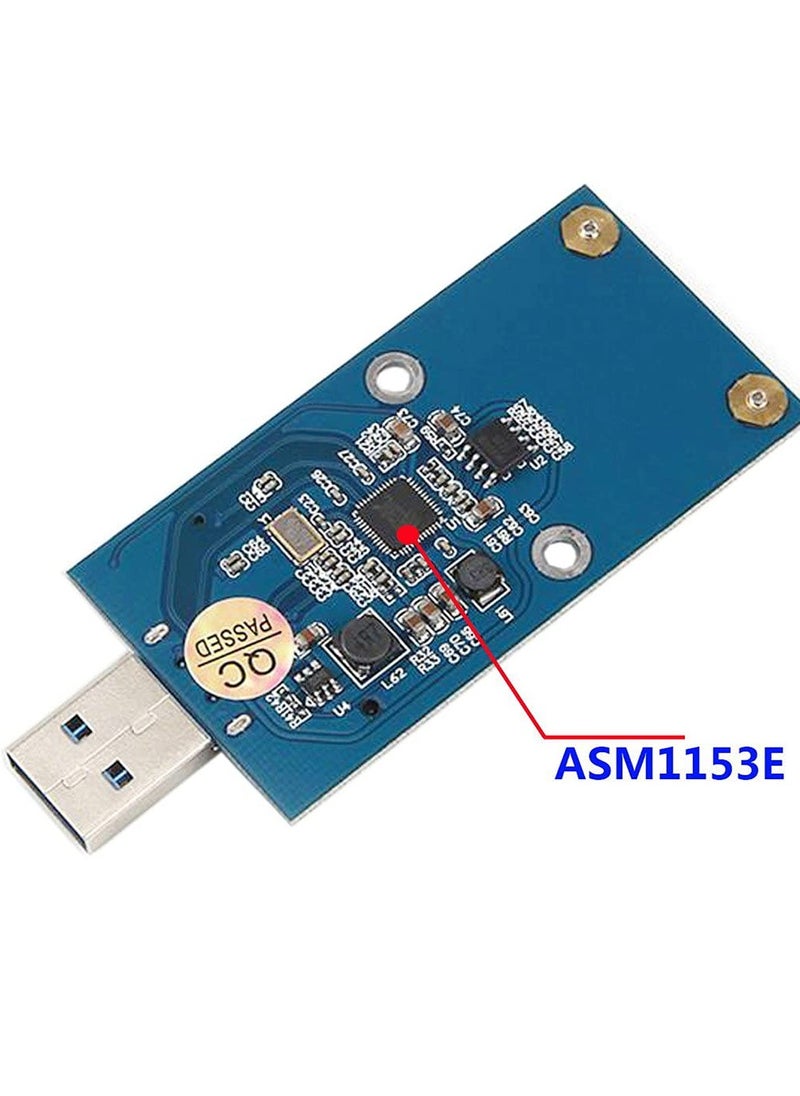 Mini PCI-E mSATA to USB 3.0 External SSD PCBA Conveter Adapter Pen Driver Card with Case