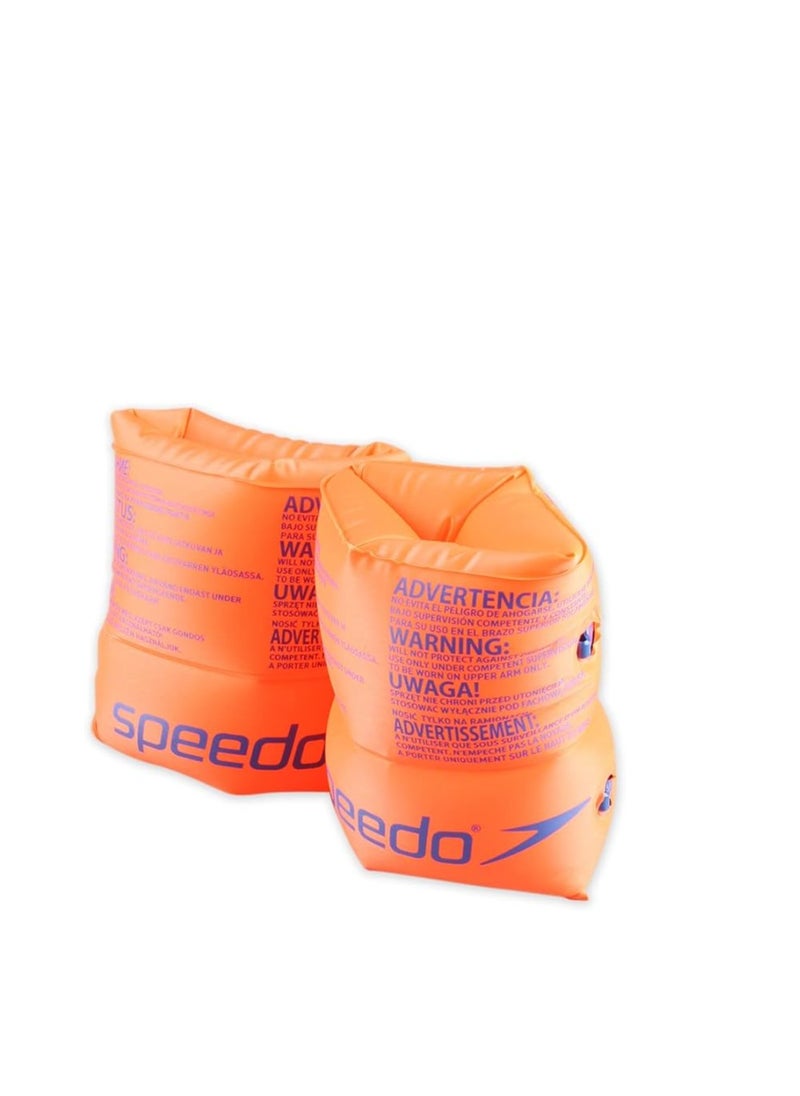 Kids Roll-Up Armband, Orange – 2-6 Years, 12-60kg, Ideal for Safe Swimming