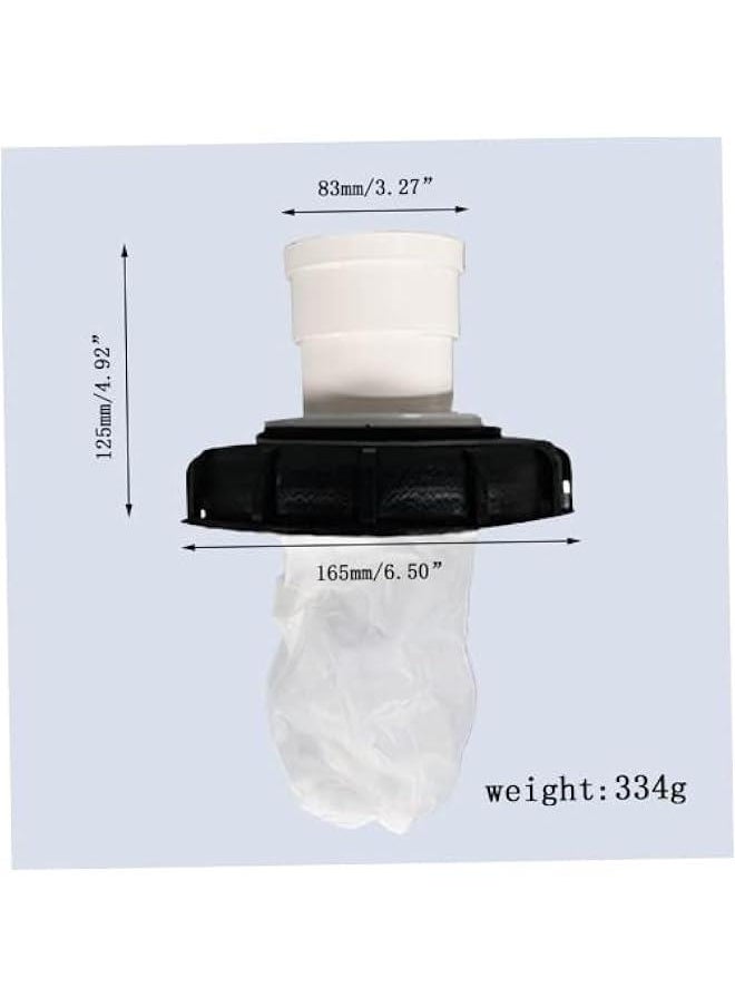 Rain Water Tank Filter IBC Tank Lid Filter Rainwater Tank Lid Nylon IBC Filter Adapter for Rainwater IBC Container 165mm