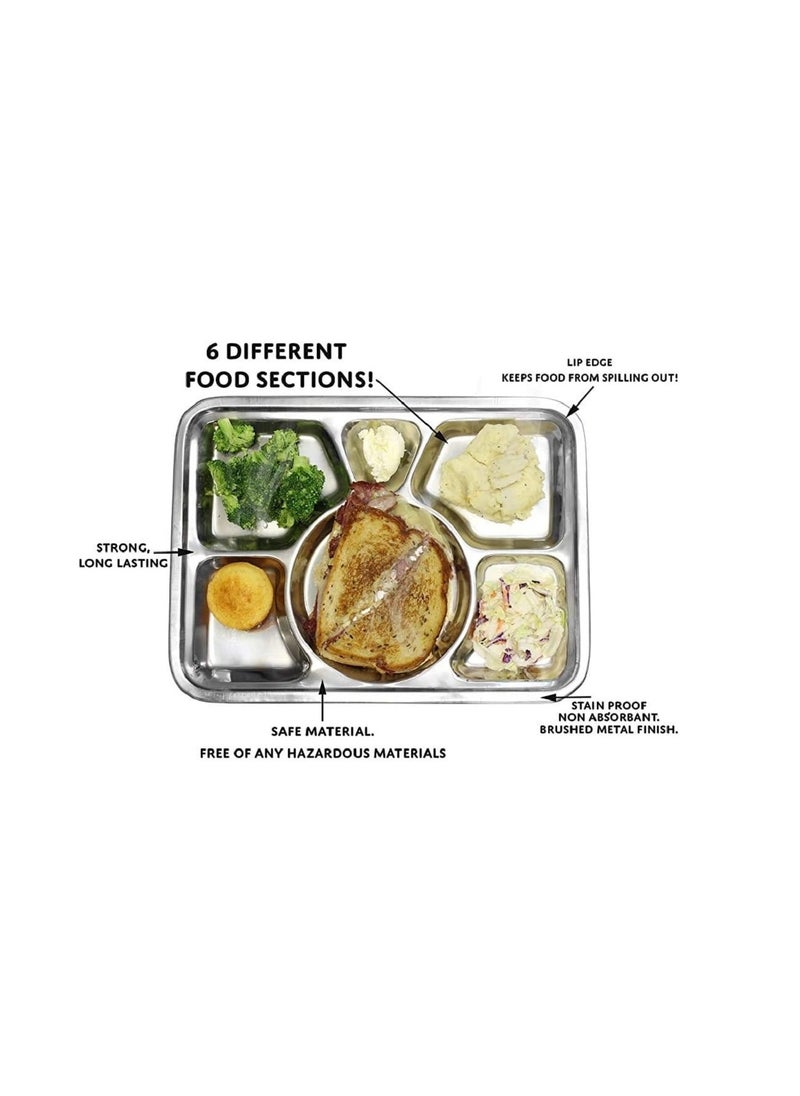 Mess Tray Silver 40cm