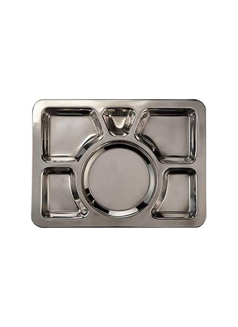 Mess Tray Silver 40cm