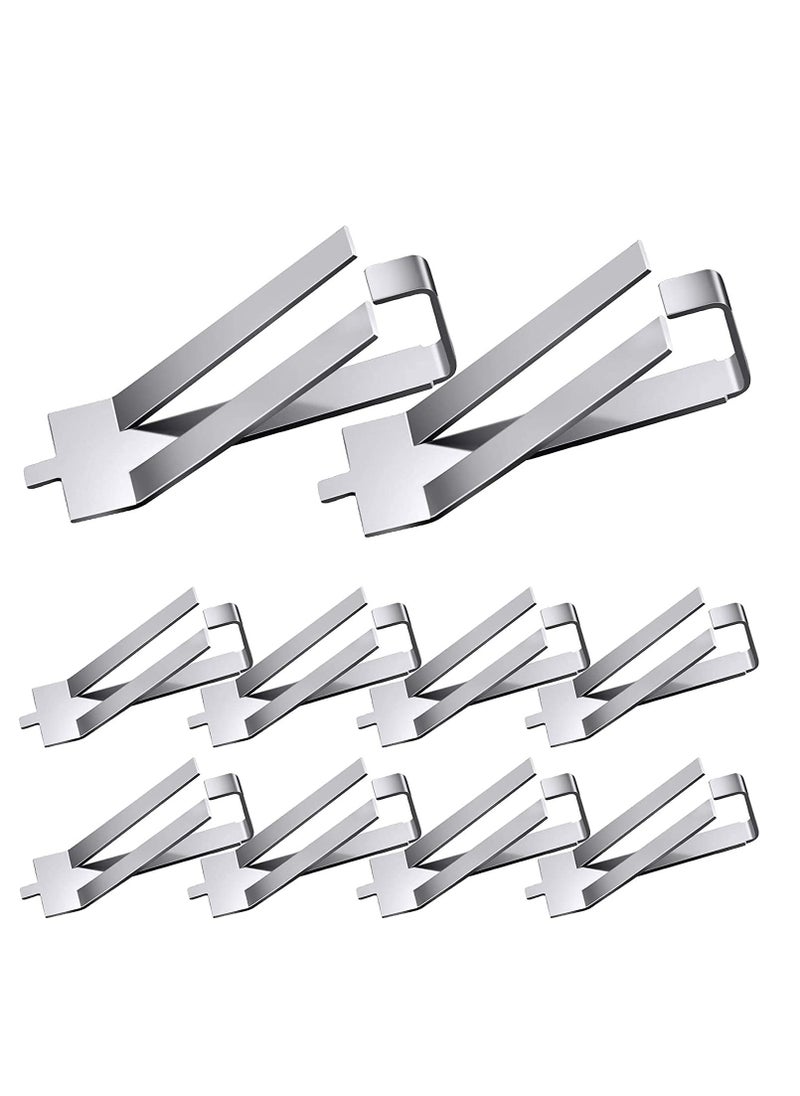 10 Pack Ender 3 Glass Bed Clips Stainless Steel Glass Bed Spring Turn Clips Platform Clamps Stable for Creality Ender 3 Pro Ender 3S Ender 5 Pro CR-20 PRO CR-10S Pro 3D Printer