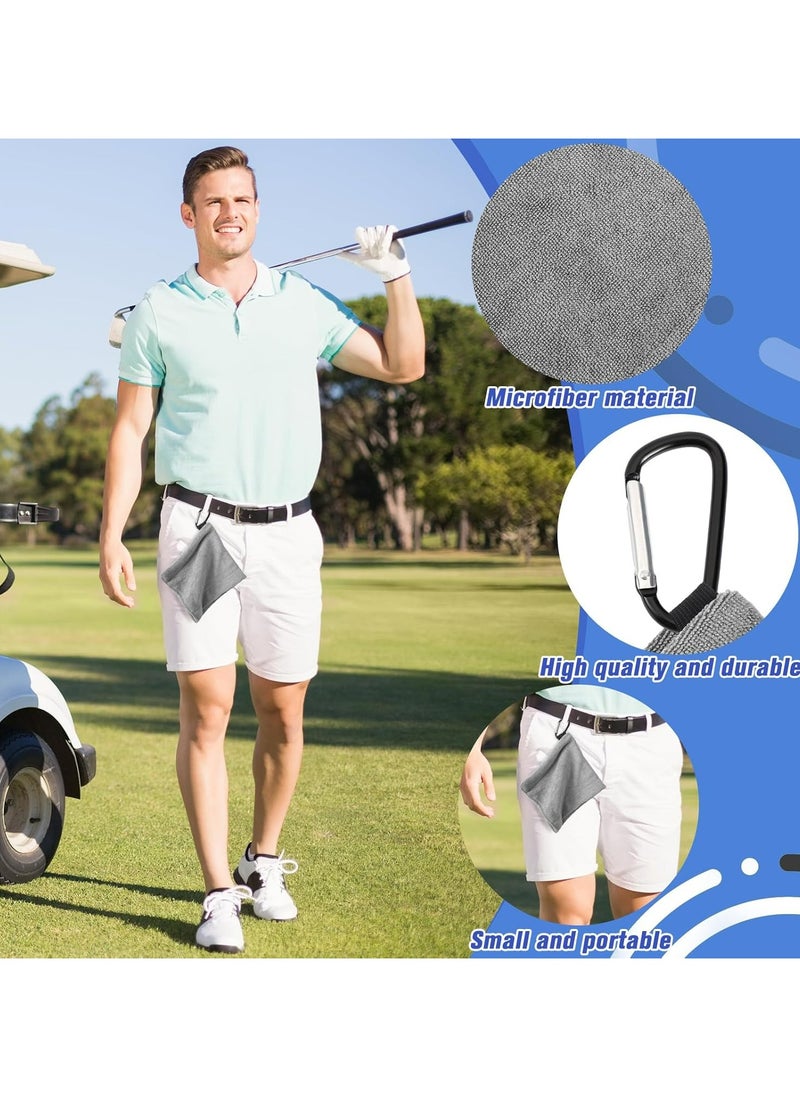 3-Pack Golf Towels with Clip, Portable for Men & Women