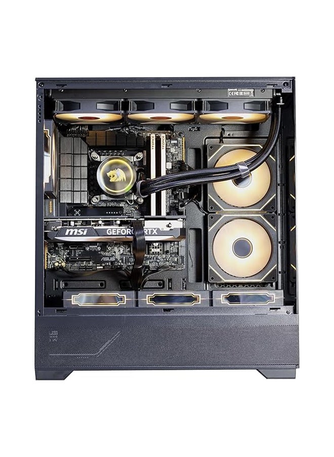 Gaming PC - AMD 9700X RYZEN 7, Nvidia RTX 4070 SUPER 12GB, 32GB DDR5 6000MHz, 2 TB Nvme M.2 SSD, Windows 11 pro, RGB CPU Case, 1 Year Warranty (RYZEN 7-9700X, RTX 4070 SUPER)