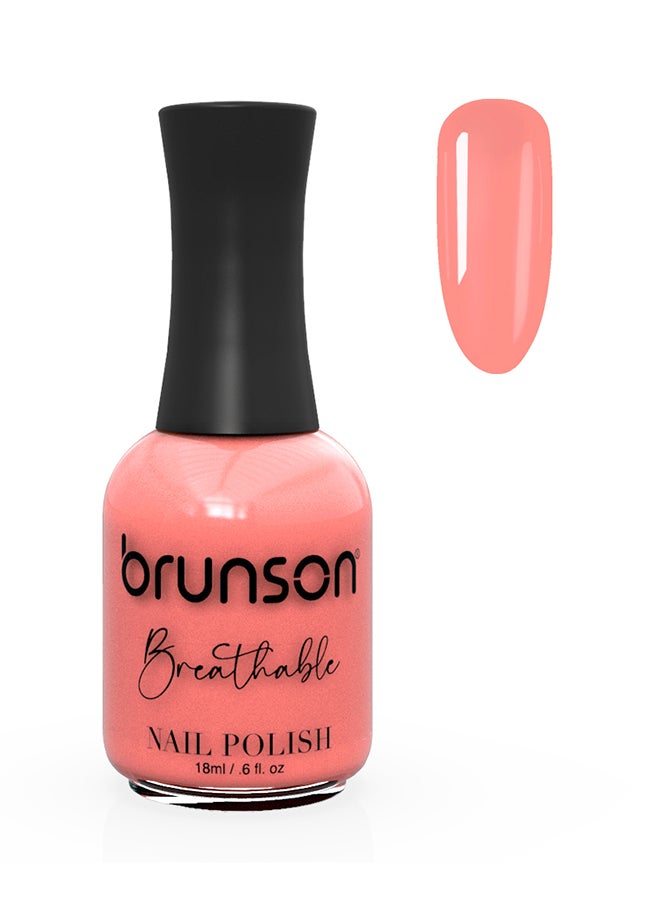 Breathable Nail Polish Halal nail polish Wudu friendly Quick-Dry Vegan long lasting but easy peel off   18ml BH064