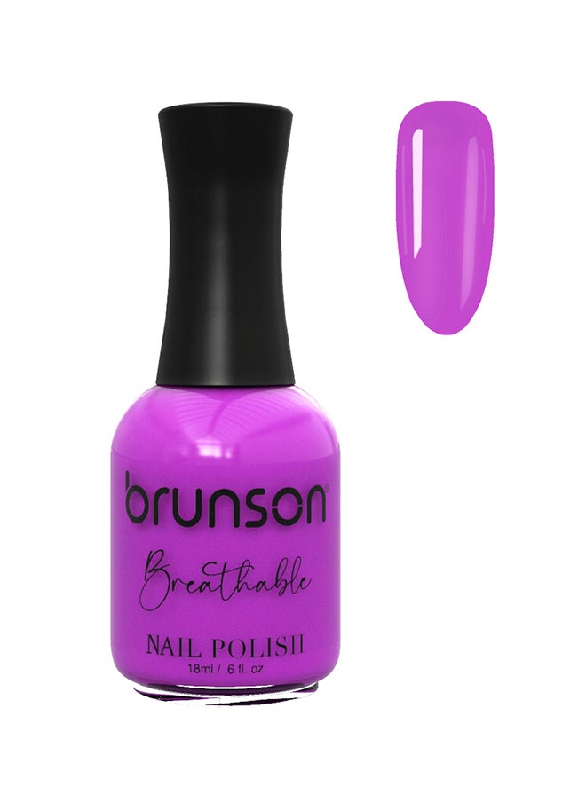 Breathable Nail Polish Halal nail polish Wudu friendly Quick-Dry Vegan long lasting but easy peel off   18ml BH089