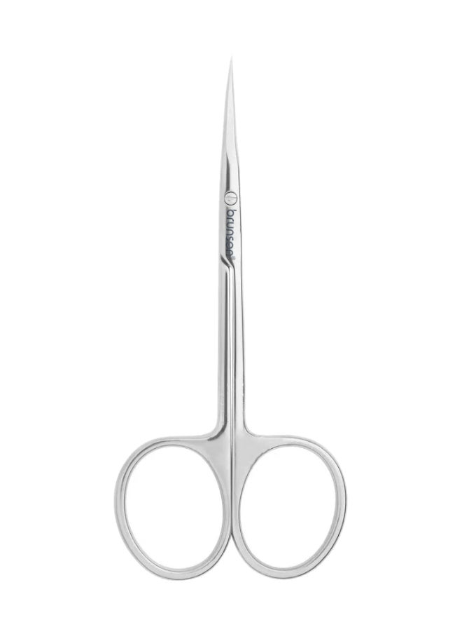 Stainless Steel Point Cuticle Scissor curved cuticle & nail scissor for manicure pedicure for professional finger & toe nail care BSCS10