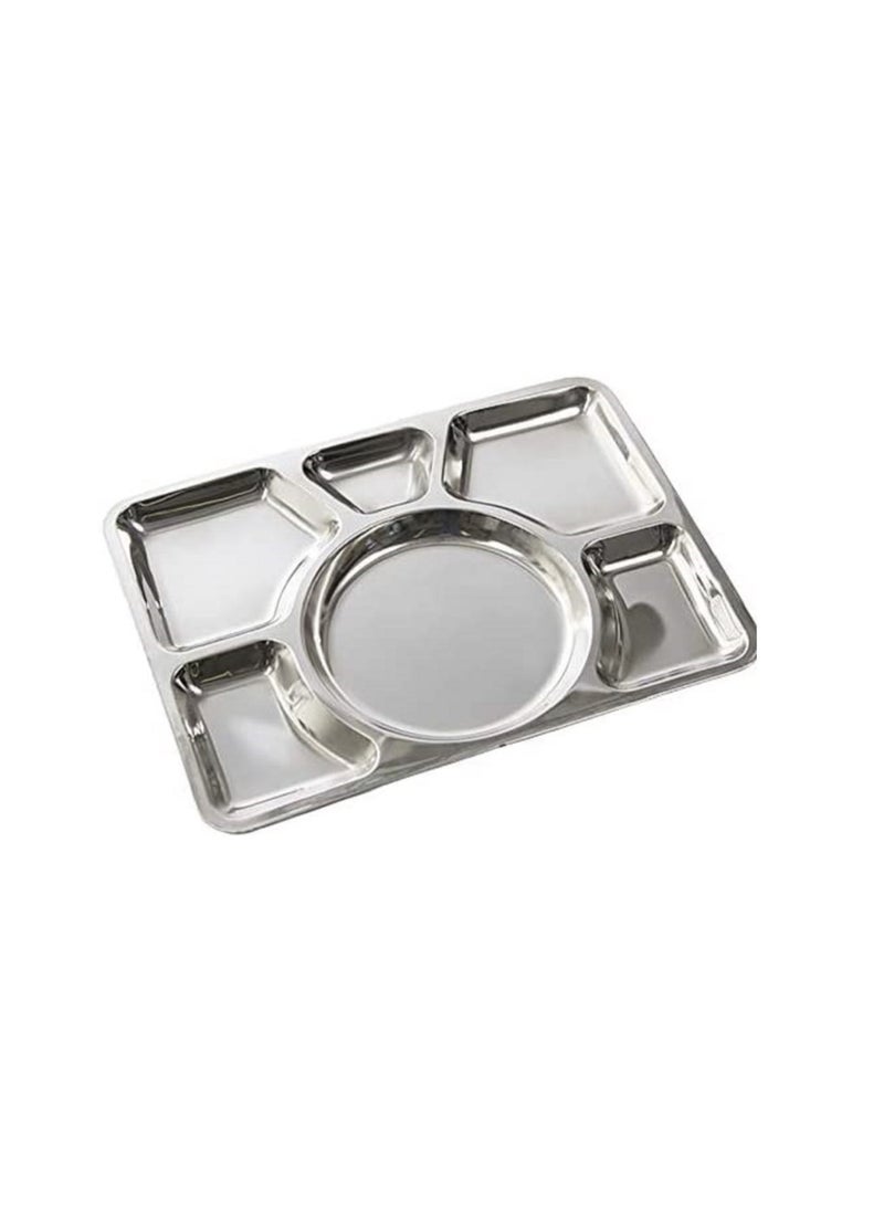 Mess Tray Silver 40cm