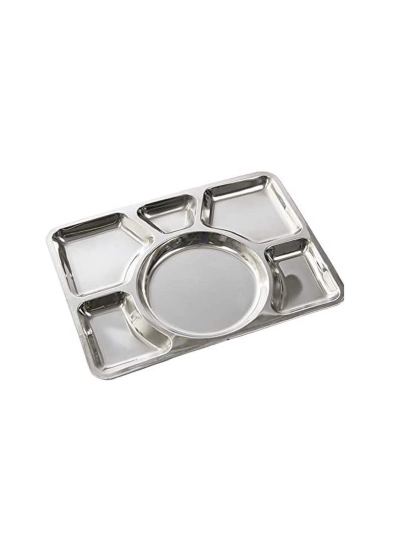 Mess Tray Silver 40cm