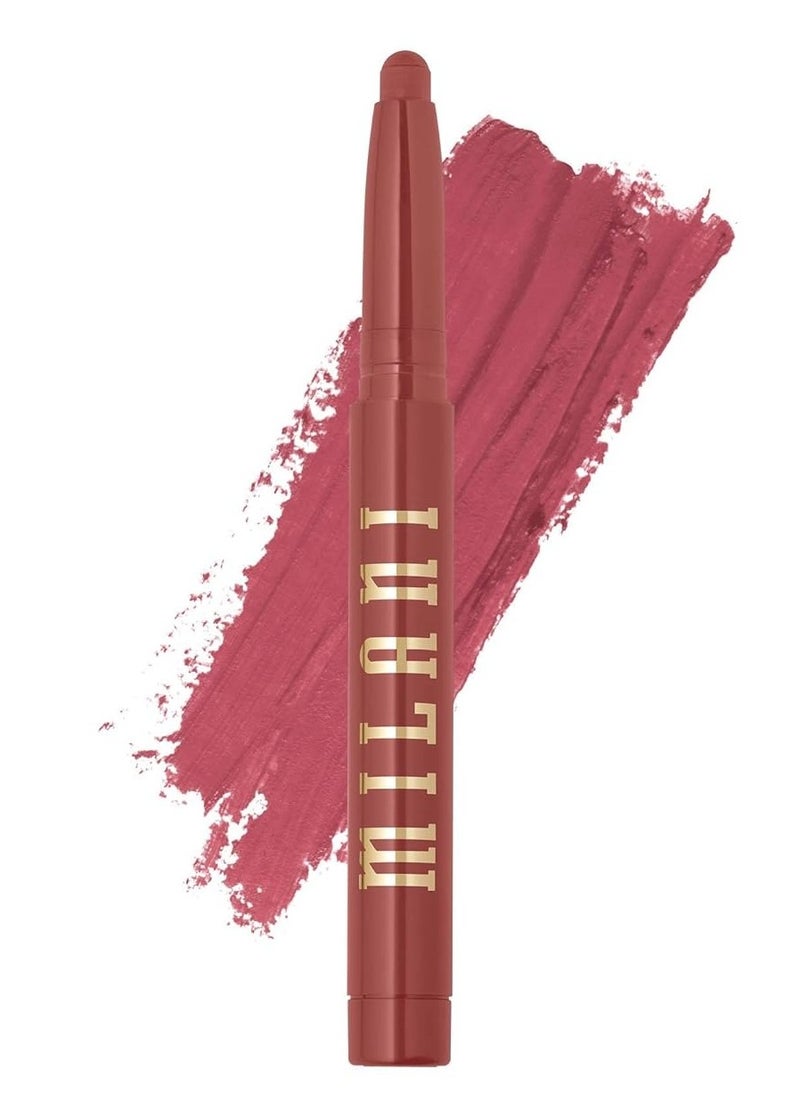 Milani Ludicrous Matte Lip Crayon Long Lasting Cream-to-Matte Lip Color, Matte Lip Color Stock With Glide-On Formula, Vegan & Cruelty-Free ( 130 Crazy-for-You) 1.4g