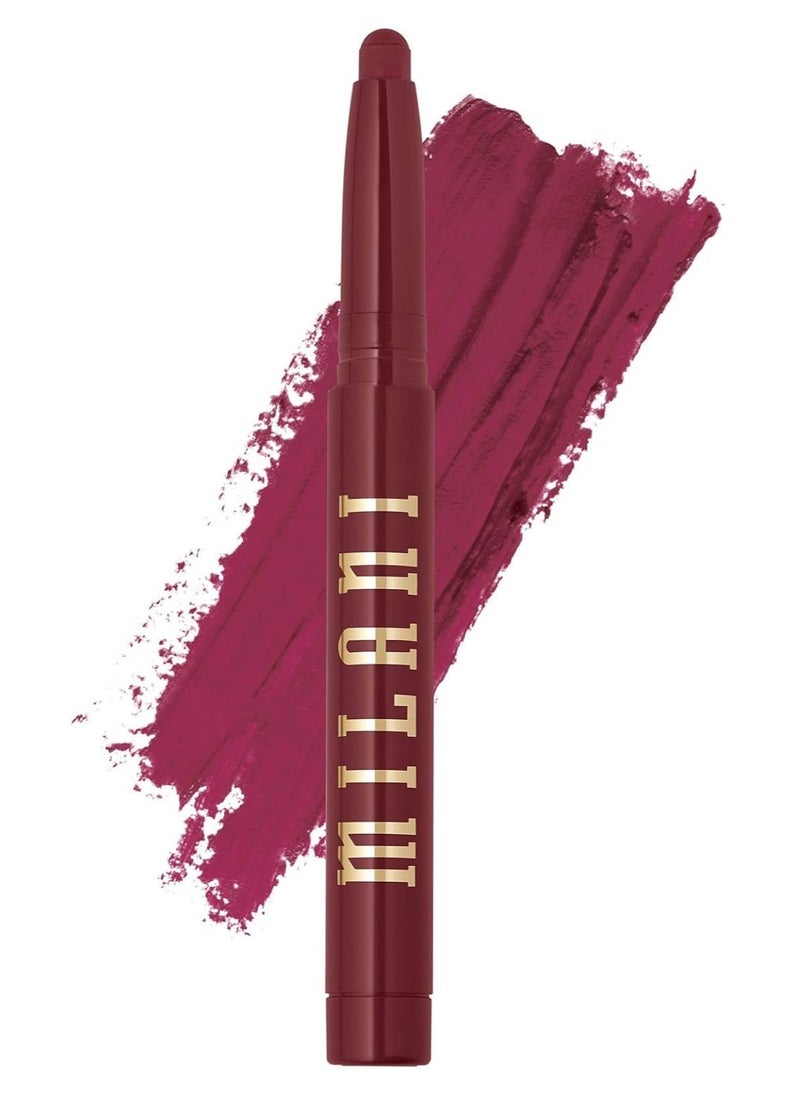 Milani Ludicrous Matte Lip Crayon Long Lasting Cream-to-Matte Lip Color, Matte Lip Color Stock With Glide-On Formula, Vegan & Cruelty-Free ( 200 Insomniac ) 1.4g