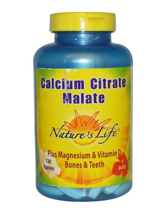 Calcium Citrate Malate - 120 Tablets