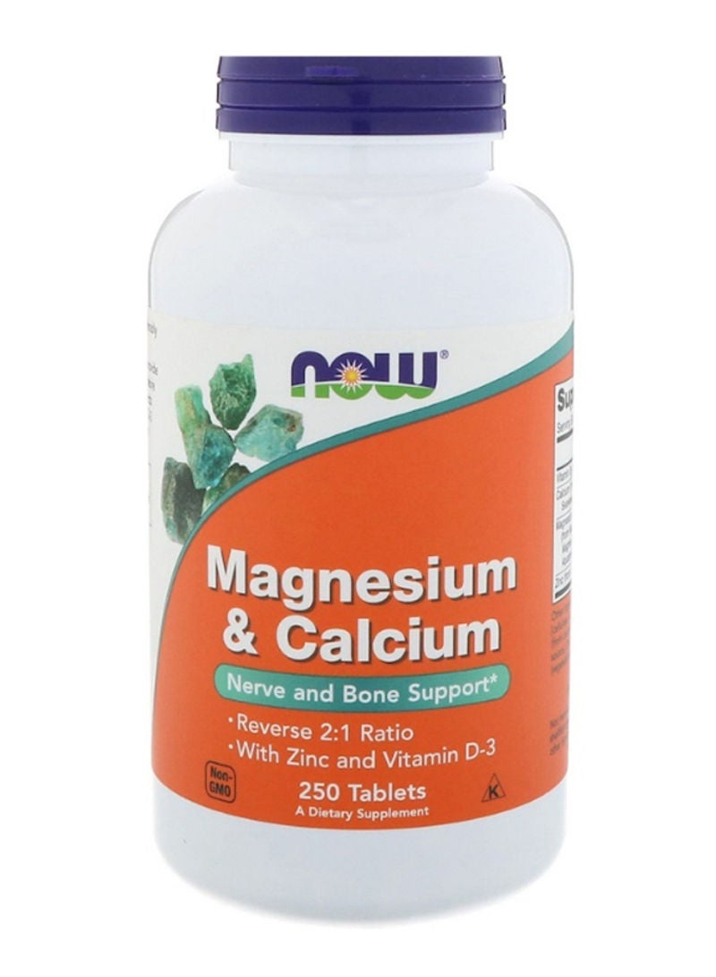 Magnesium And Calcium Dietary Supplement - 250 Tablets