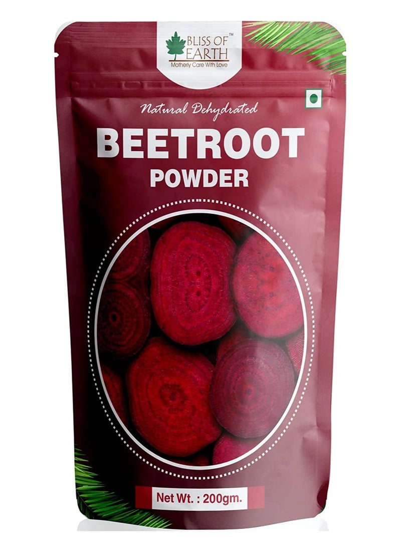 200gm Mango Powder & 200gm Beetroot Powder Natural Spray Dried Vitamins A C K And E Rich Combo