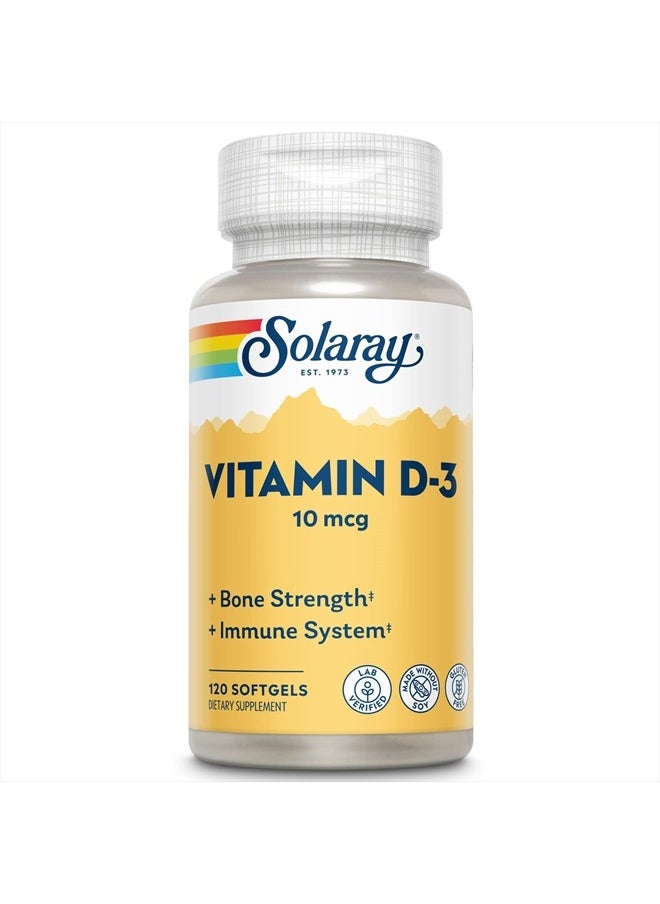 Vitamin D-3-400 IU | 120 Softgels