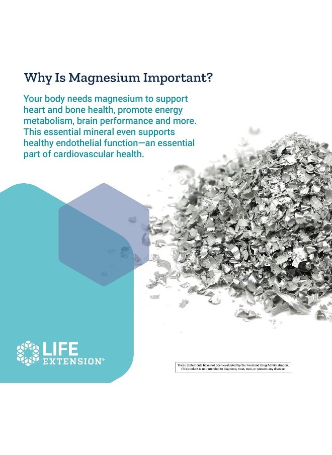 Life Extension Extend-Release Magnesium, 60 Vegetarian Capsules