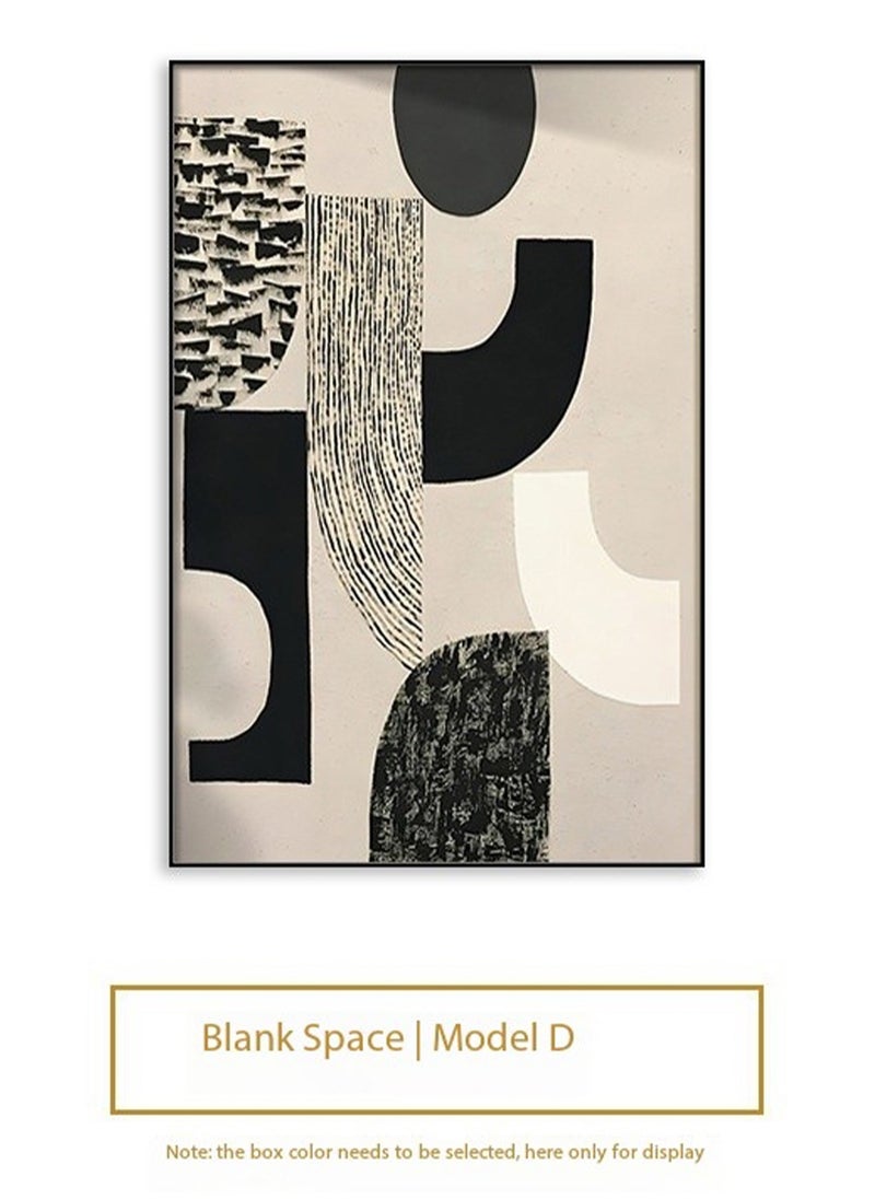 Modern Poster Design Art Panel with Metal Frame Scandinavian Poster Wall Picture Interior Oil Painting