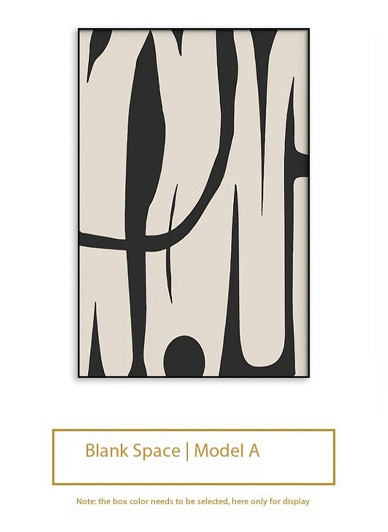 Modern Poster Design Art Panel with Metal Frame Scandinavian Poster Wall Picture Interior Oil Painting
