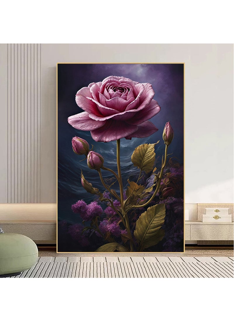 Modern Poster Design Art Panel with Metal Frame Scandinavian Poster Wall Picture Interior Oil Painting