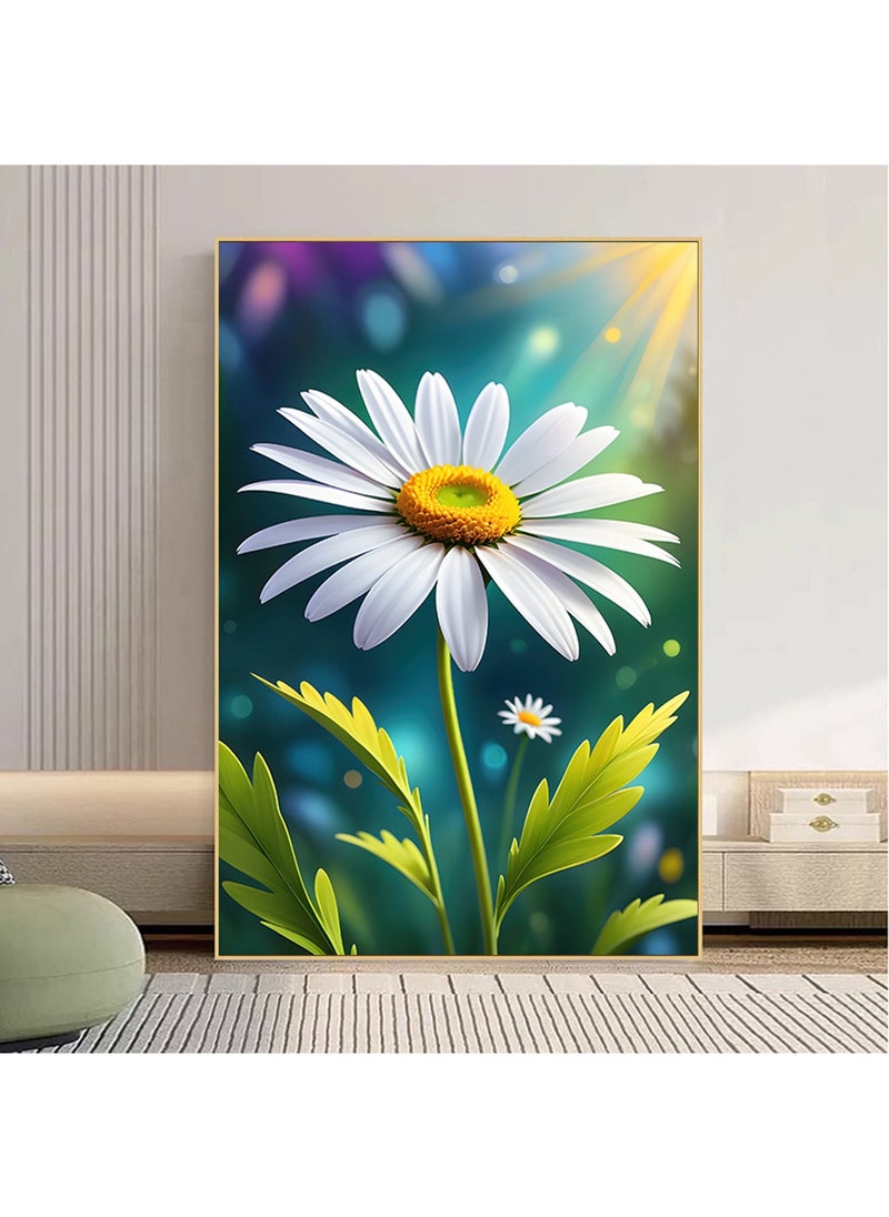 Modern Poster Design Art Panel with Metal Frame Scandinavian Poster Wall Picture Interior Oil Painting