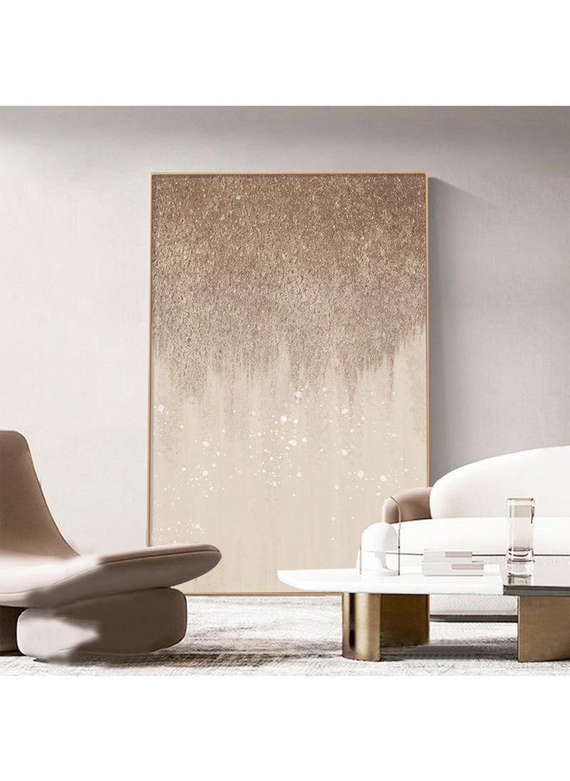 Modern Poster Design Art Panel with Metal Frame Scandinavian Poster Wall Picture Interior Oil Painting