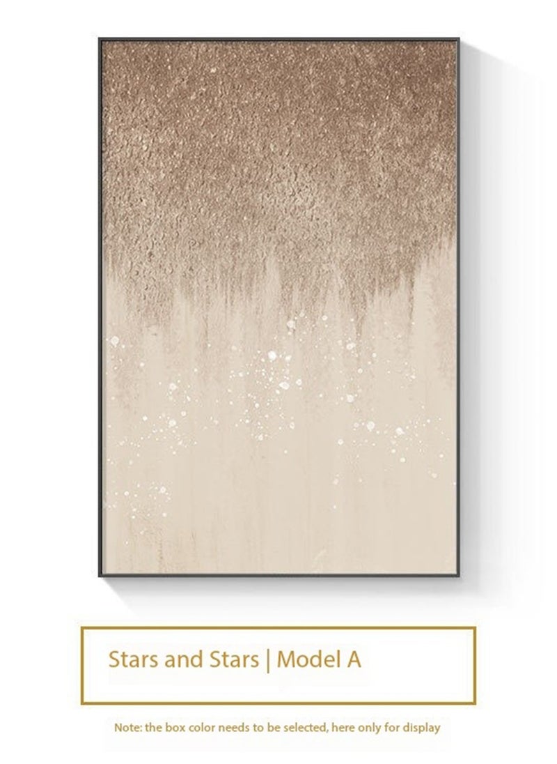Modern Poster Design Art Panel with Metal Frame Scandinavian Poster Wall Picture Interior Oil Painting