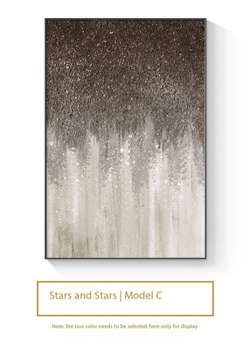 Modern Poster Design Art Panel with Metal Frame Scandinavian Poster Wall Picture Interior Oil Painting