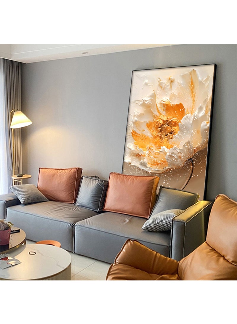 Modern Poster Design Art Panel with Metal Frame Scandinavian Poster Wall Picture Interior Oil Painting