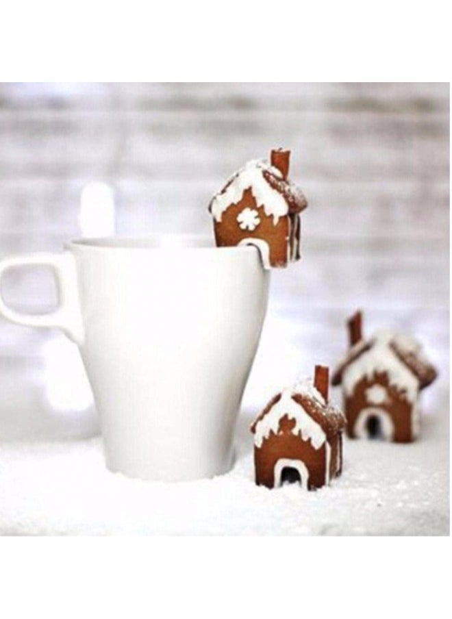 PULABO 3pcs Christmas Gingerbread House Biscuit Cutter Set Stainless Steel Cookie Convenient