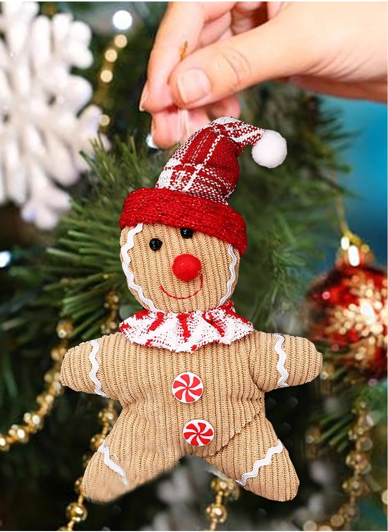 Gingerbread men Hanging Ornaments – 23x13x4cm Christmas Tree Decorations, Festive Holiday Decor for Trees, Wreaths, and Gift Accent