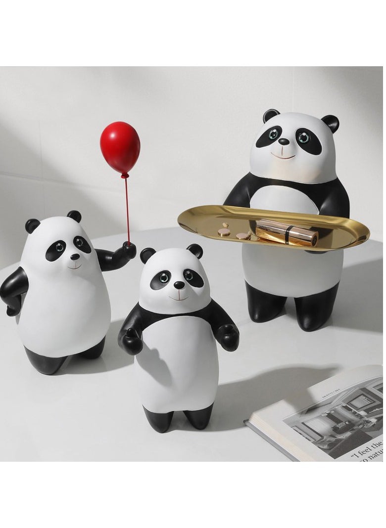 Unique panda design key storage for furnishing household /  decorations / living room or porch area