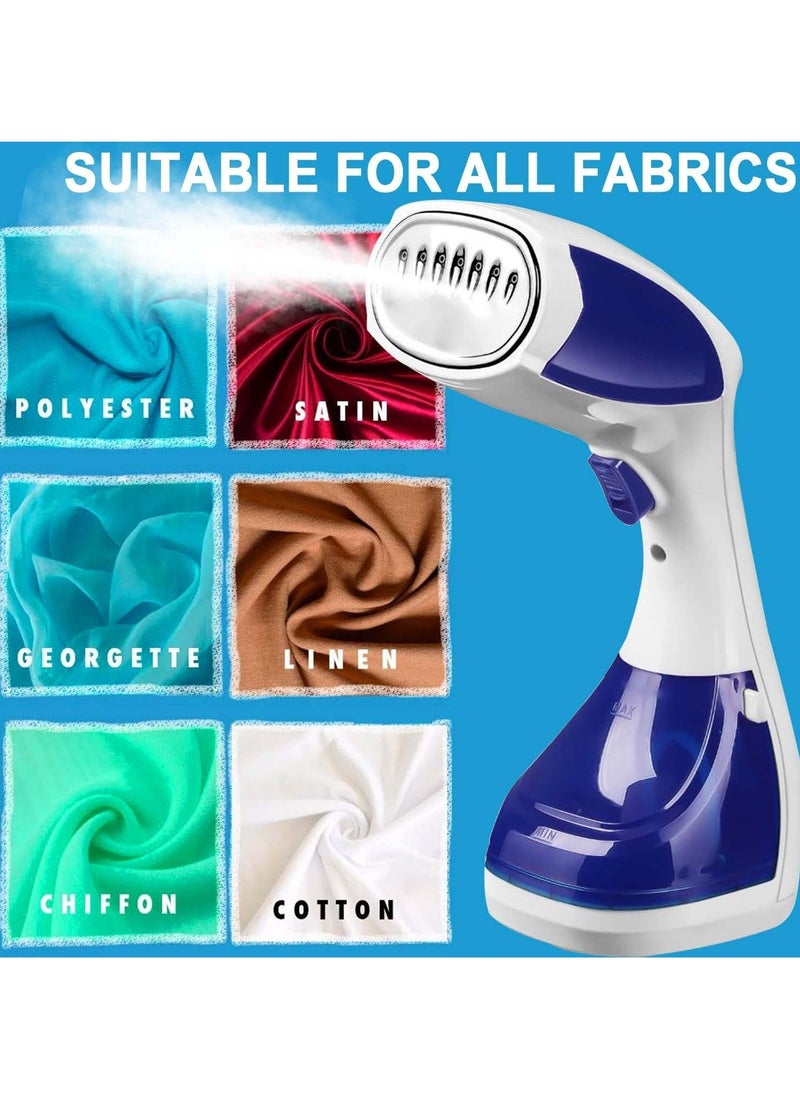 Portable Handheld Clothes Steamer | 1200W Fast Heat-Up | Wrinkle Remover for Clothes & Fabric | 280ml Detachable Water Tank | Auto-Off Safety Feature | Travel Garment Steamer