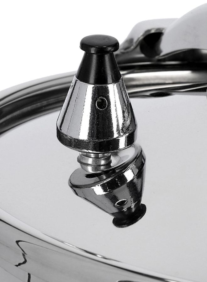 Stainless Steel Pressure Cooker Silver 9Liters