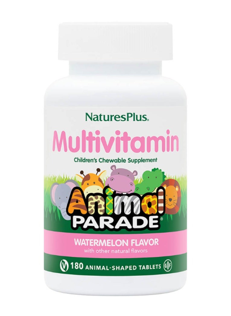 Animal Parade Childrens Chewable Multi Vitamin & Minerals Watermelon 180 Tablets