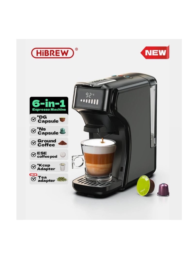 Multi Capsule Espresso Machine 6 in 1 Hot/Cold Brew