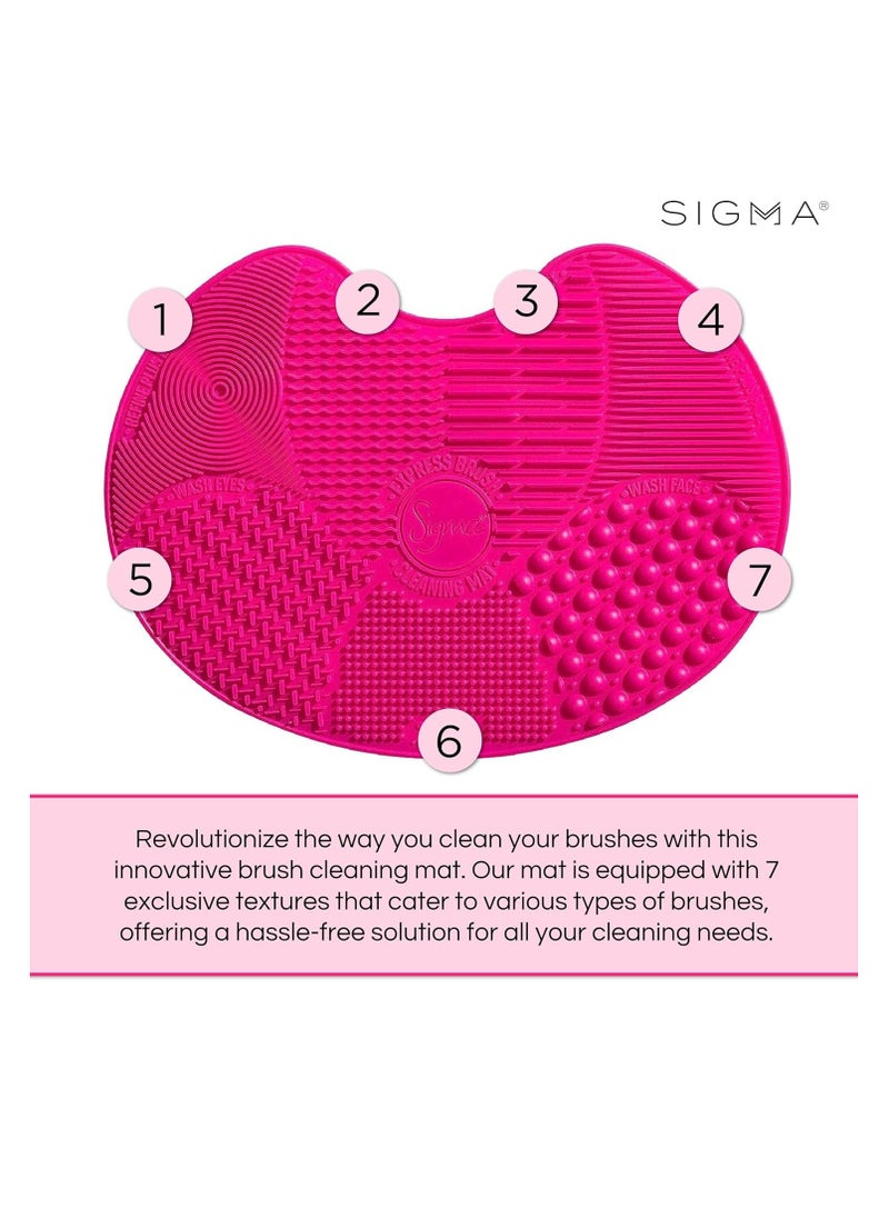 Sigma Switch by Sigma Beauty – Silicone Makeup Brush Cleaner for Switching Shades and Pigments, Switch Cleaning Mat for Superior Makeup Brush Cleaning Mid-Application (Full Size)