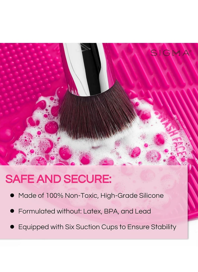 Sigma Switch by Sigma Beauty – Silicone Makeup Brush Cleaner for Switching Shades and Pigments, Switch Cleaning Mat for Superior Makeup Brush Cleaning Mid-Application (Full Size)