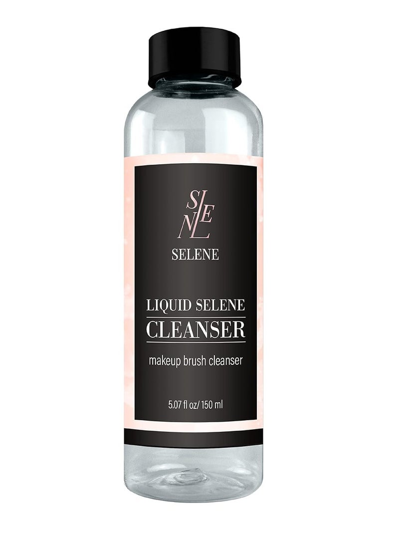 SELENE Liquid Cleanser - Premium Liquid Makeup Brush Cleaner Solution - Ideal Cleaner for Makeup Brushes - Make Up Brush Cleanser & Brush Cleaner (5.07 fl oz)