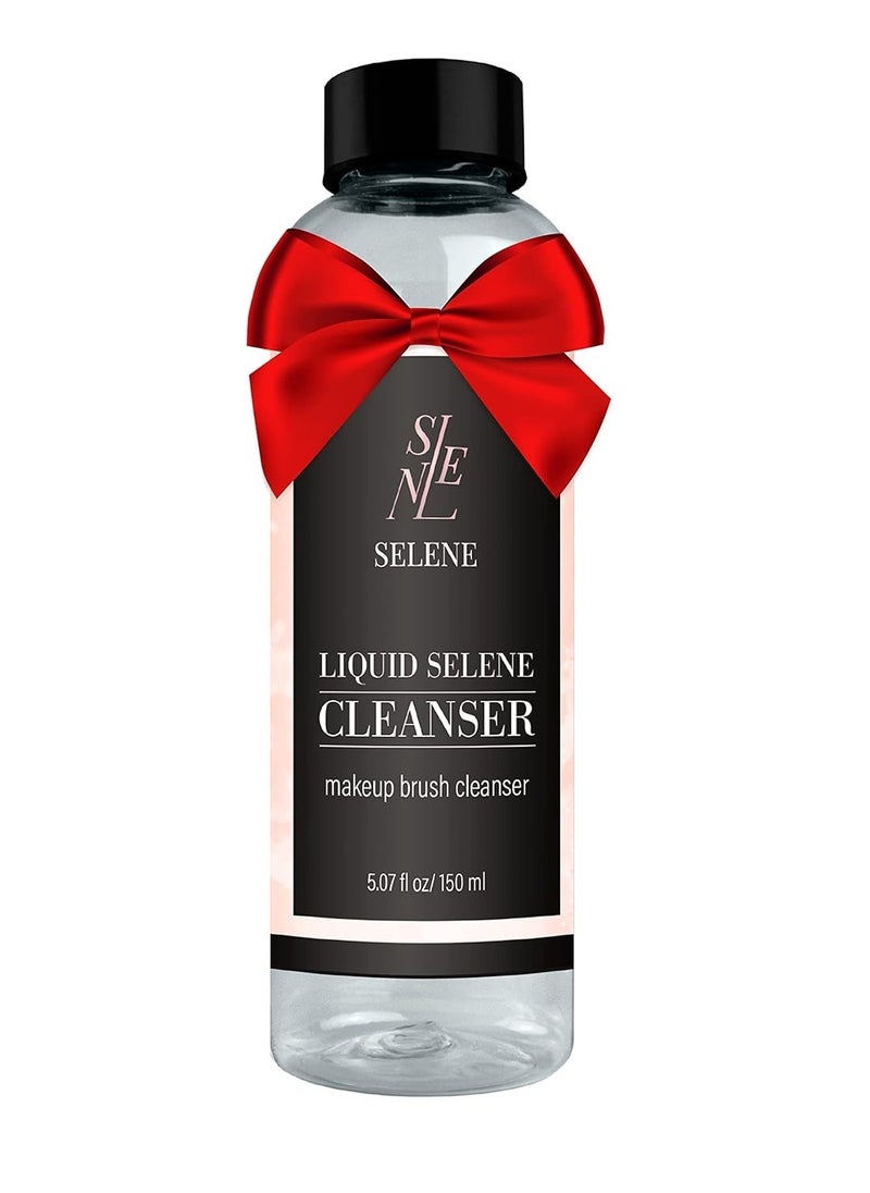 SELENE Liquid Cleanser - Premium Liquid Makeup Brush Cleaner Solution - Ideal Cleaner for Makeup Brushes - Make Up Brush Cleanser & Brush Cleaner (5.07 fl oz)