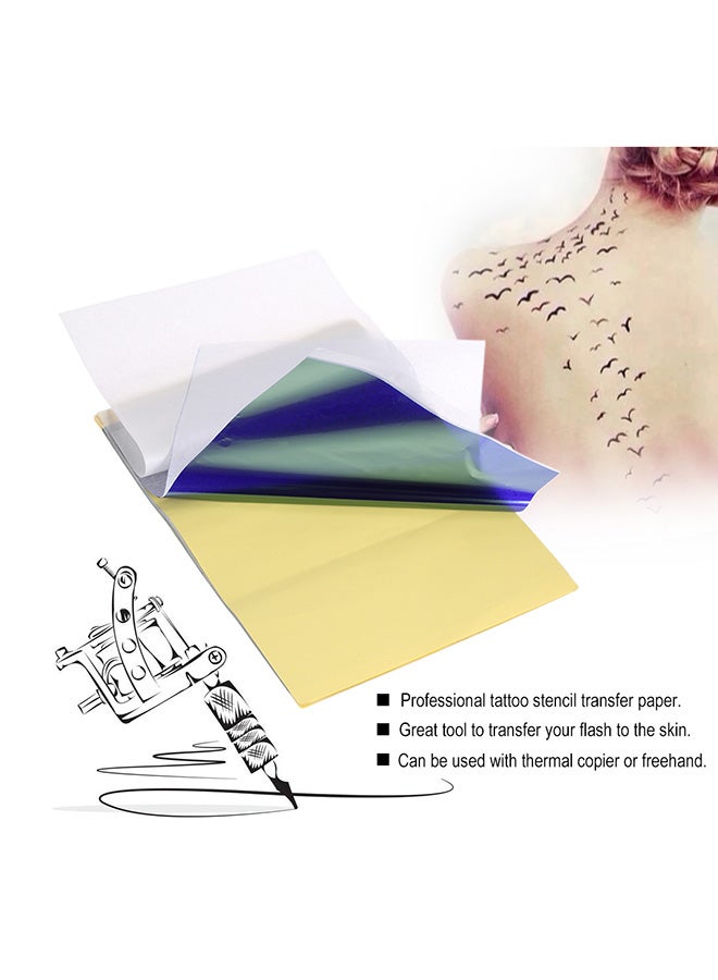 15-Sheets Tattooing Transfer Carbon Paper Multicolour