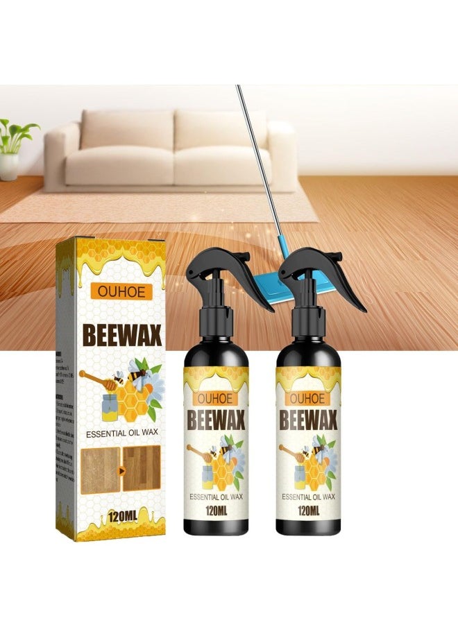 Natural Beeswax Spray, Beeswax Spray,Beeswax Spray Furniture Polish(2PCS)