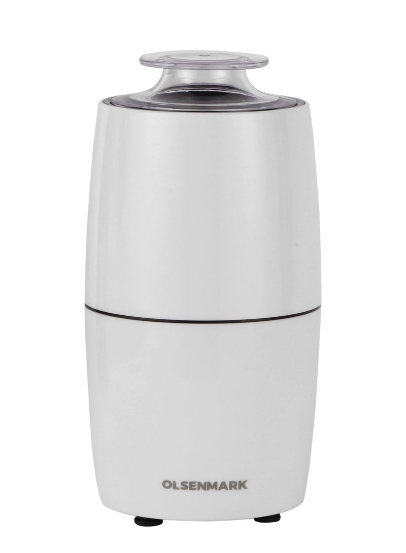 Coffee Grinder  60 g Capacity, 150W Powerful Motor, Durable Jar and Blade, Ergonomic Grip 0.06 kg 150 W OMCG7023 white