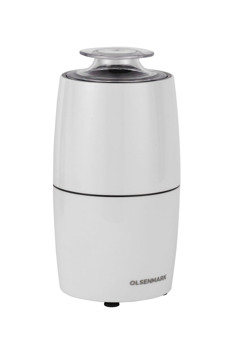 Coffee Grinder  60 g Capacity, 150W Powerful Motor, Durable Jar and Blade, Ergonomic Grip 0.06 kg 150 W OMCG7023 white