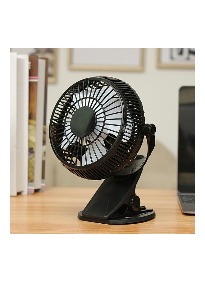 Mini USB Clip-On Desk Fan FS015 Black