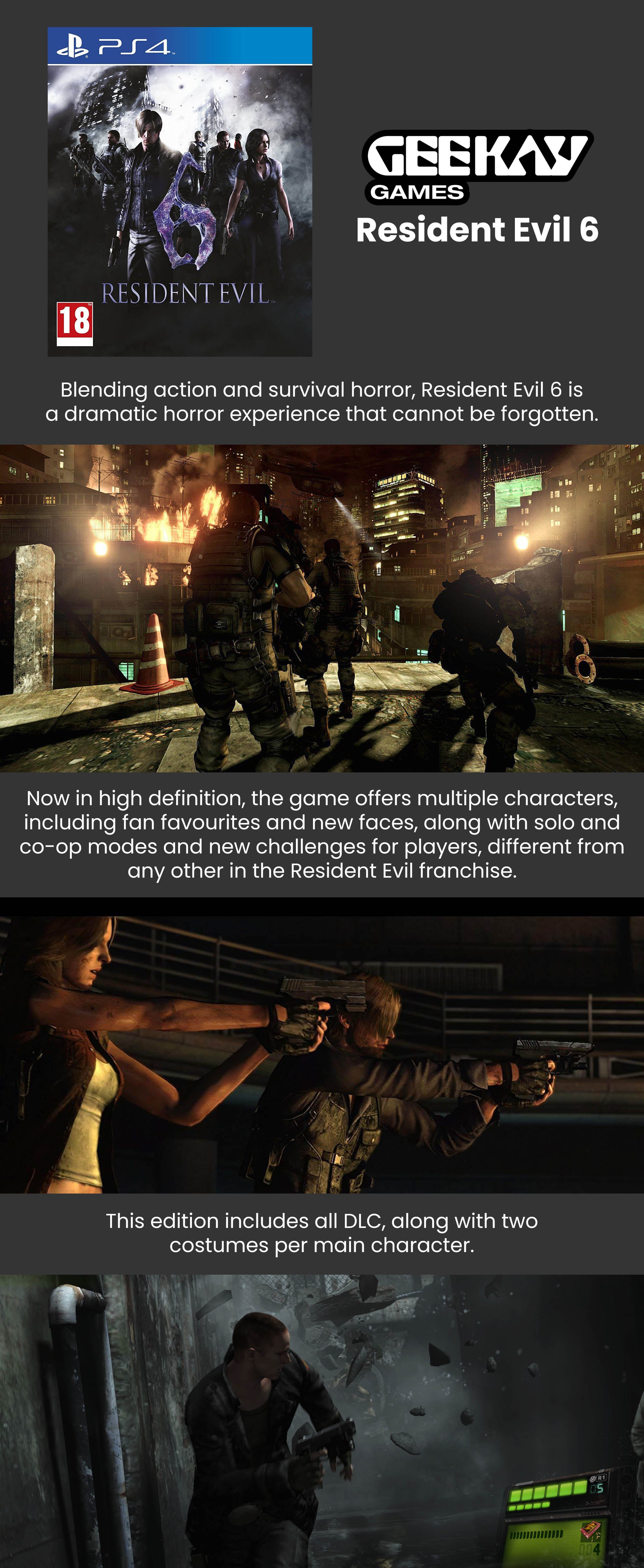 Resident Evil 6 - PlayStation 4 - Action & Shooter - PlayStation 4 (PS4)